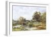 Sheep Washing, West Malvern-David Bates-Framed Giclee Print