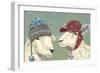 Sheep Xmas II-Jade Reynolds-Framed Art Print