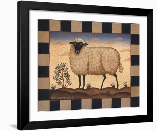 Sheep-Diane Ulmer Pedersen-Framed Art Print