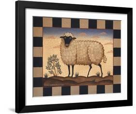 Sheep-Diane Ulmer Pedersen-Framed Art Print