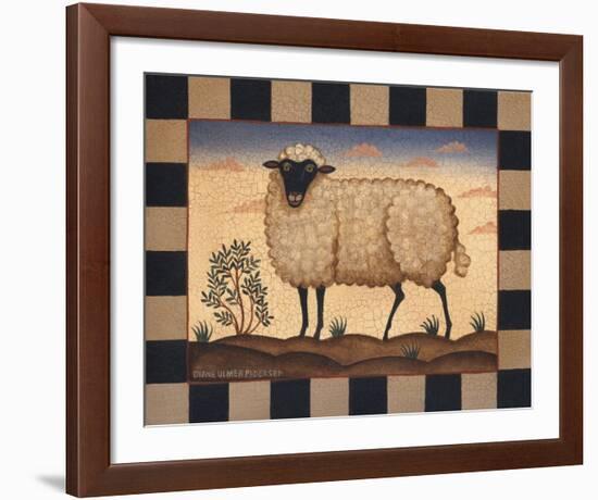 Sheep-Diane Ulmer Pedersen-Framed Art Print