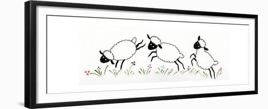 Sheep-Beverly Johnston-Framed Giclee Print