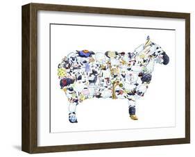 Sheep-Louise Tate-Framed Giclee Print