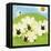 Sheep-null-Framed Stretched Canvas