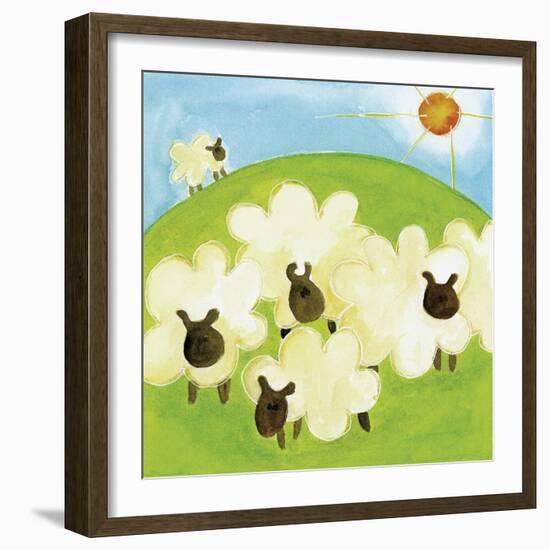 Sheep-null-Framed Premium Giclee Print