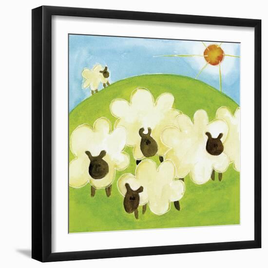 Sheep-null-Framed Premium Giclee Print