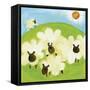 Sheep-null-Framed Stretched Canvas