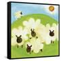 Sheep-null-Framed Stretched Canvas