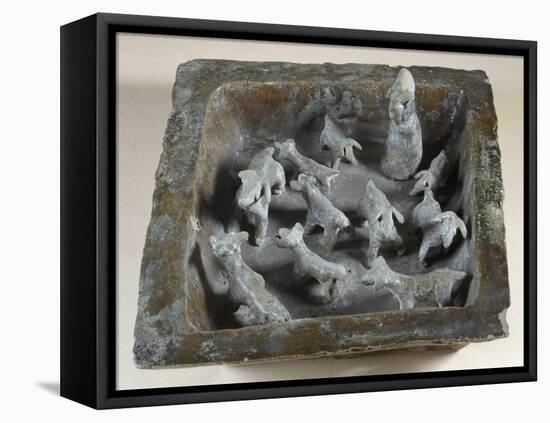 Sheepfold Model, from a Funerary Collection-null-Framed Stretched Canvas