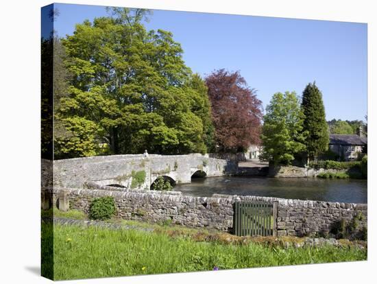 Sheepwash Bridge, Ashford in the Water, Derbyshire, England, United Kingdom, Europe-Frank Fell-Stretched Canvas