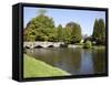 Sheepwash Bridge, Ashford in the Water, Derbyshire, England, United Kingdom, Europe-Frank Fell-Framed Stretched Canvas