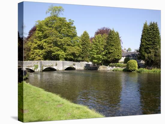 Sheepwash Bridge, Ashford in the Water, Derbyshire, England, United Kingdom, Europe-Frank Fell-Stretched Canvas