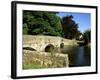 Sheepwash Bridge Over the River Wye, Ashford-In-The-Water, Peak District National Park, England-Neale Clarke-Framed Photographic Print