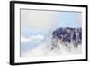 Sheer Cliffs of Mount Roraima - Landscape with Clouds Background-zanskar-Framed Photographic Print