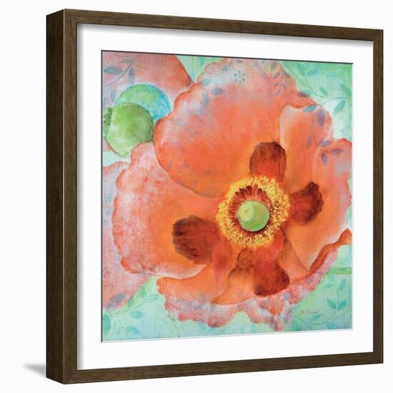 Sheer Poppy Love 1-Elle Summers-Framed Premium Giclee Print