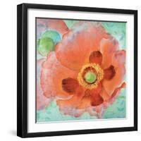 Sheer Poppy Love 1-Elle Summers-Framed Premium Giclee Print