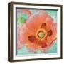 Sheer Poppy Love 1-Elle Summers-Framed Art Print