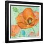 Sheer Poppy Love 2-Elle Summers-Framed Art Print