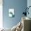 Sheer Teal II-null-Mounted Art Print displayed on a wall