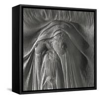 Sheer Waves over Nude Breasts-Monika Brand-Framed Stretched Canvas