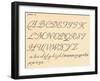 Sheet 10, from a portfolio of alphabets, 1929-Unknown-Framed Giclee Print