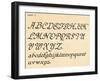 Sheet 11, from a portfolio of alphabets, 1929-Unknown-Framed Giclee Print