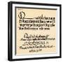 Sheet 16, from a portfolio of alphabets, 1929-null-Framed Giclee Print