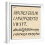 Sheet 4, from a portfolio of alphabets, 1929-Unknown-Framed Giclee Print