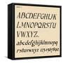 Sheet 4, from a portfolio of alphabets, 1929-Unknown-Framed Stretched Canvas