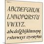 Sheet 4, from a portfolio of alphabets, 1929-Unknown-Mounted Giclee Print