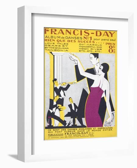 Sheet Music Album of American Dance Music-null-Framed Giclee Print