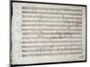 Sheet Music by Mozart: Six Contre Danses-null-Mounted Giclee Print