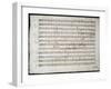 Sheet Music by Mozart: Six Contre Danses-null-Framed Giclee Print