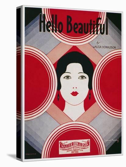 Sheet Music Cover, 1931-null-Stretched Canvas