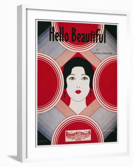 Sheet Music Cover, 1931-null-Framed Giclee Print