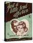 Sheet Music Cover, Just a Little Fond Affection-null-Stretched Canvas