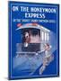 Sheet Music Cover: “On the Honeymoon Express” Music by J. Kendis and F. Sti-null-Mounted Art Print