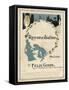 Sheet Music Cover, Reconciliation-null-Framed Stretched Canvas