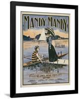 Sheet Music Covers: “Mandy Mandy” Words and Music by Charles Clinton Clark, 1901-null-Framed Art Print