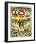 Sheet Music Covers: “New York and Coney Island Cycle March Two-Step” Music-null-Framed Art Print