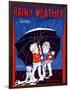 Sheet Music Covers: “Rainy Weather” Music and Words by Kay Kyser and Banks Corwin, 1930-null-Framed Art Print