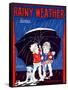 Sheet Music Covers: “Rainy Weather” Music and Words by Kay Kyser and Banks Corwin, 1930-null-Framed Stretched Canvas