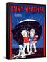 Sheet Music Covers: “Rainy Weather” Music and Words by Kay Kyser and Banks Corwin, 1930-null-Framed Stretched Canvas