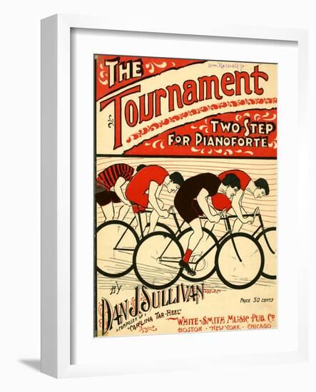 Sheet Music Covers: “The Tournament” Composed by Dan J. Sullivan, 1899-null-Framed Art Print