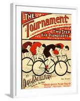 Sheet Music Covers: “The Tournament” Composed by Dan J. Sullivan, 1899-null-Framed Art Print