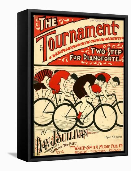 Sheet Music Covers: “The Tournament” Composed by Dan J. Sullivan, 1899-null-Framed Stretched Canvas