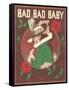 Sheet Music for Bad Bad Baby-null-Framed Stretched Canvas