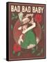 Sheet Music for Bad Bad Baby-null-Framed Stretched Canvas