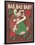 Sheet Music for Bad Bad Baby-null-Framed Art Print