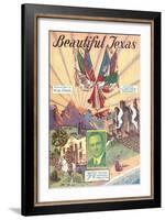 Sheet Music for Beautiful Texas-null-Framed Art Print